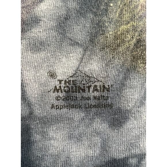 Vintage 2003 GRIZZLY BEAR MOON THE MOUNTAIN TIE-DYE T-Shirt LARGE Brown - Picture 7 of 9